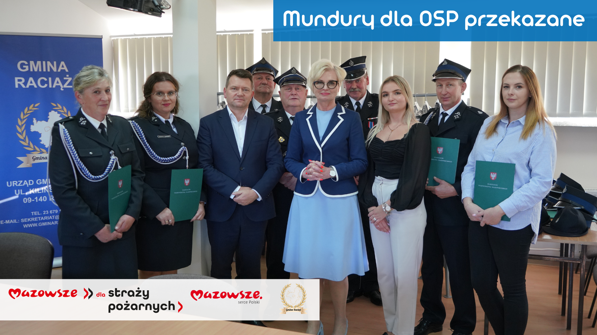 Mundury dla OSP przekazane