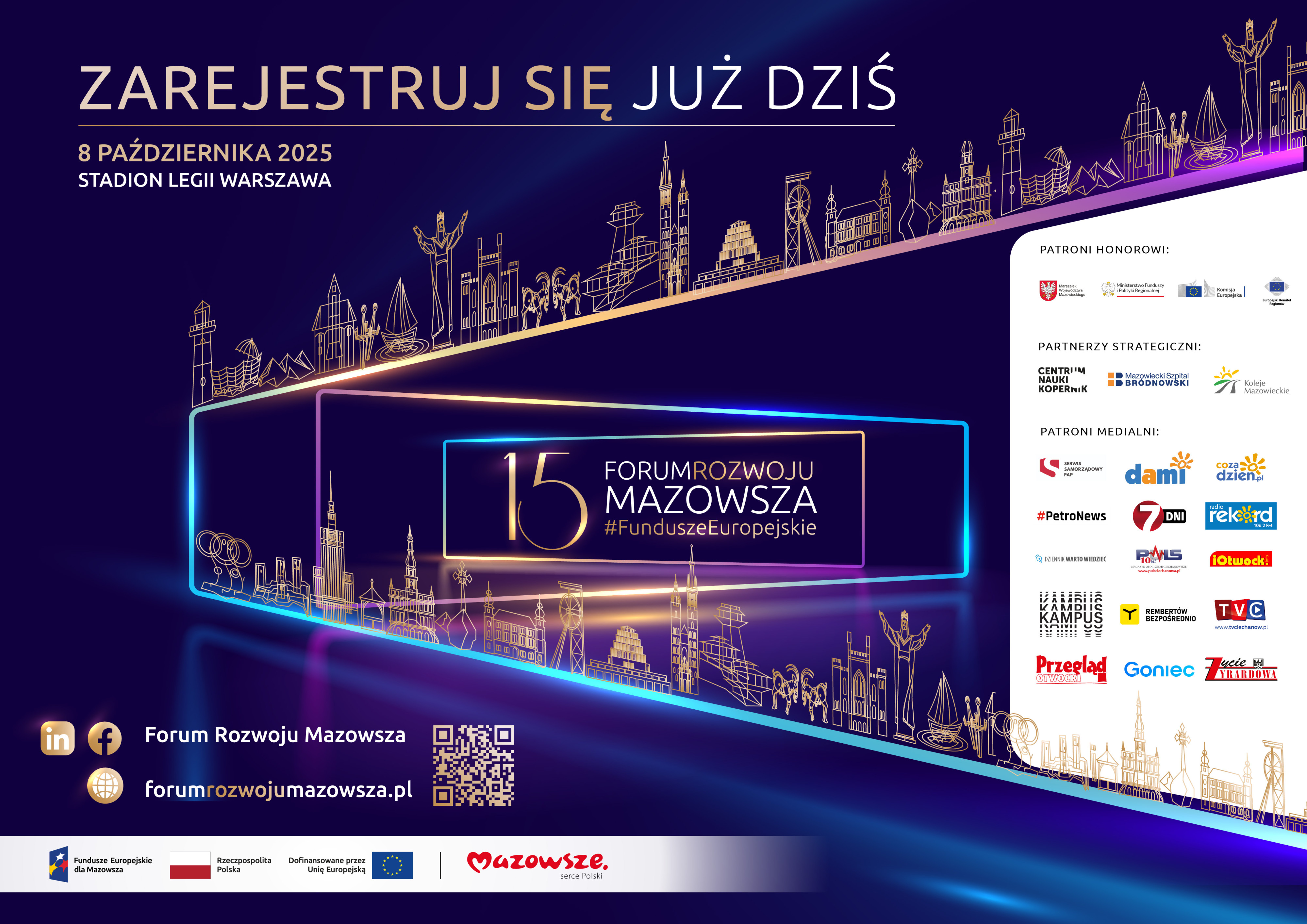 Zaproszenie do udziału w Forum Rozwoju Mazowsza - Forum Funduszy Europejskich