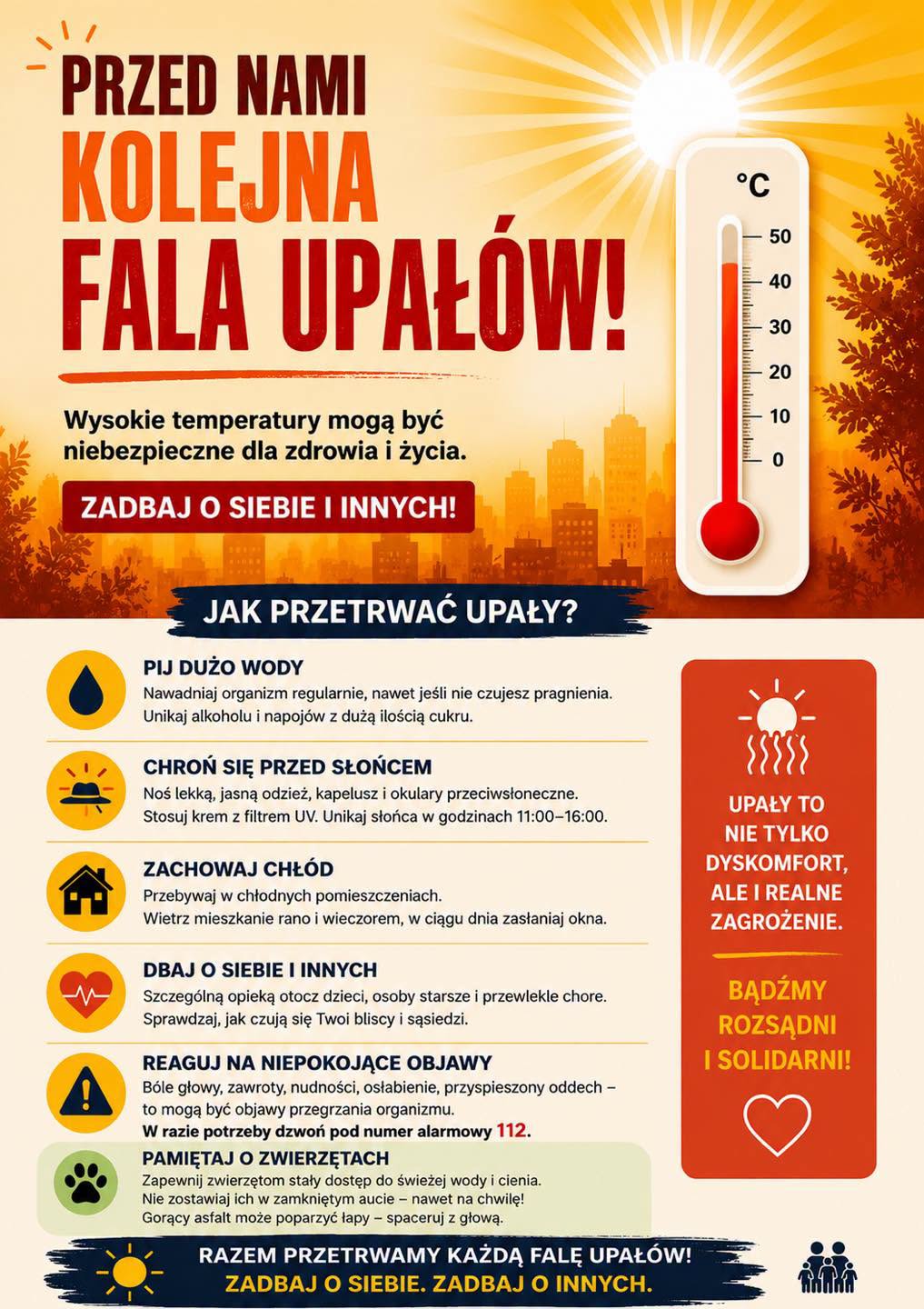 Upał - jak go przetrwać?